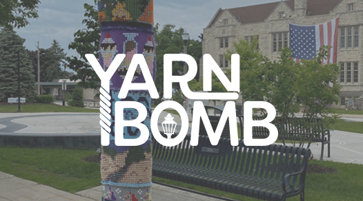 Two Rivers Yarn Bomb